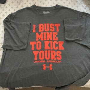 Under Armor grey heatgear tshirt
